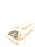 Nu allongé 16, 30x40, aquarelle - Nu