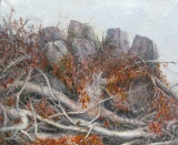 Leimern, automne, 100x80, huile - Leimern