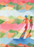 Margret 6, 28x38, aquarelle - Margret