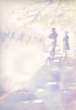 Margret 12 (rogné), 32x45, aquarelle - Margret