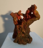 Saule 2, terre cuite cirée - Saule, sculptures et peinture