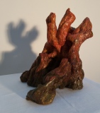 Saule 3, terre cuite cirée - Saule, sculptures et peinture