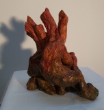 Saule 3, terre cuite cirée - Saule, sculptures et peinture